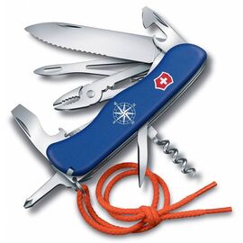  Нож перочинный Victorinox SKIPPER (0.8593.2W) 111мм 18функций синий 