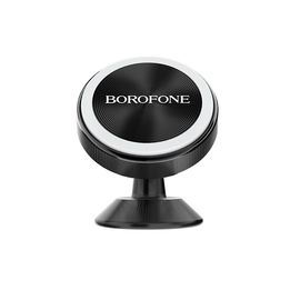  Автомобильный держатель BOROFONE BH5 Platinum metal magnetic (чёрный) 
