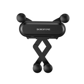  Автомобильный держатель BOROFONE BH19 Eddie air outlet gravity (черный) 