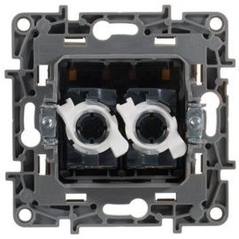  Розетка компьютерная Legrand Etika (672355) скрыт. слоновая кость 