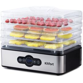  Сушка для фруктов и овощей Kitfort KT-1914 5под. 240Вт черный 