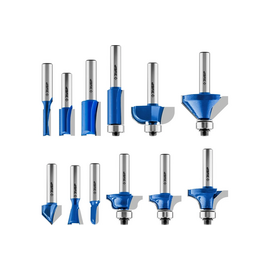  Набор фрез по дереву ЗУБР Профессионал 28796-H12 профильных 12 шт 