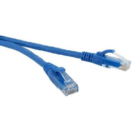  Патч-корд UTP5e, 2 м, литой, многожильный, биметалл CCA, 24AWG, PVC, синий, ATCOM АТ9161 