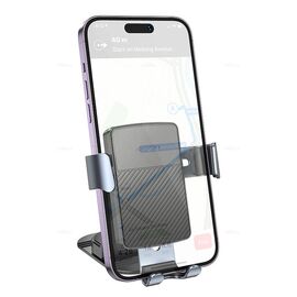  Автомобильный держатель BOROFONE BH119 Refined gravity car holder(center console) (черно-серый) 