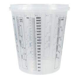  Емкость пластиковая Wolf 1.4021.2300 для смешивания красок 2,3л/100 шт 