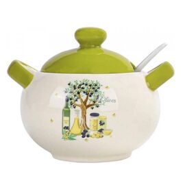  Горшочек для сыпучих продуктов с ложкой BACKMAN BM-0613-02 Grace 380мл 