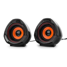  Gembird SPK-105, черный, 5 Вт, регулятор громкости, USB-питание 