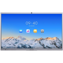  Интерактивная ЖК панель Hikvision DS-D5C75RB/B 75", 4K, 45 касаний, Android 11.0, камера 8MP, микрофонов, memory 8GB, build-in 12GB storage 