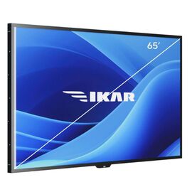  Панель Ikar ПП 65-115-111 черный IPS LED 8ms 16:9 HDMI M/M матовая Piv 4000:1 500cd 178гр/178гр 3840x2160 VGA DP UHD USB 35кг (RUS) 