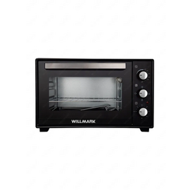  Мини-печь WILLMARK WO-401BL 40л, лампа, таймер, 4 линейных ТЭНа, черный 1700Вт 