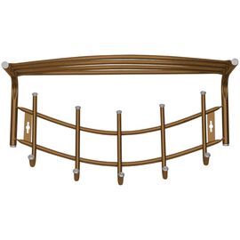  Вешалка настенная НИКА ВНП4/А медный антик 