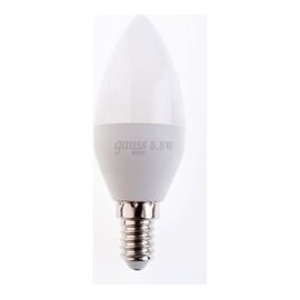  Лампа Gauss Basic (1041116T) светодиодная  5.5Вт цок. E14 свеча 220B 2700K св.свеч.бел.теп. (упак. 3шт) 