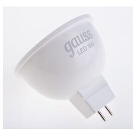  Лампа Gauss (101505209) светодиодная 9Вт цок. GU5.3 рефлек. 150B 4100K св.свеч.бел.нейт. MR16 (упак. 1шт) 