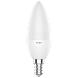  Лампа светодиодная Gauss 103101406 6Вт цок.E14 свеча 220B св.свечения RGB уп/1шт 