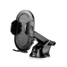  Автомобильный держатель HOCO H54 Brusco ultra-thin push-type car holder(center console) black 