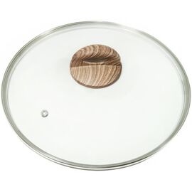  Стеклянная крышка PANAIRO K-D24-Wood 24см 