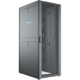  Шкаф серверный C3 Solutions (C3.RF2401) напольный 24U 600x1050мм пер.дв.перфор. 2 бок.пан. направл.под закл.гайки 1500кг черный 1182мм металл 