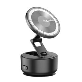  Подставка для смартфона MOMAX KH20D 1-Snap Go Auto Suction Magnetic Phone Stand Black 