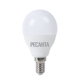  Лампа светодиодная Ресанта LL-R-G45-7W-230-3K-E14 