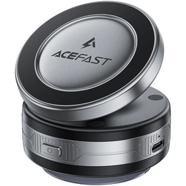  Автодержатель ACEFAST E29 electric Suction cup magnetic wireless charging holder Metal gray 