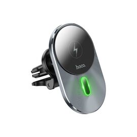  Автомобильный держатель HOCO CA91 Magic magnetic wireless fast charging car holder black 