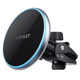  Автодержатель AceFast D3 Magnetic Wireless Charging 15W Silver 