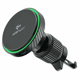  Автодержатель ACEFAST D33 Qi2 Magnetic Wireless Charging Car Holder For Air Vent Black 
