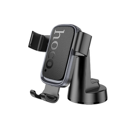  Автодержатель Hoco H81 Vista Gravity Car holder (center console) black metal grey 