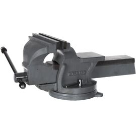  Тиски слесарные поворотные КОБАЛЬТ 248-993 стальные ширина губок 200мм, захват 200мм, 16.5кг, наковальня, коробка 