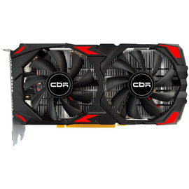  Видеокарта CBR Radeon RX 580 8G (VGA-STX580-8G-RTL), GDDR5, 256BIT, 2048, 1168MHz, Dual fan PCIE 3.0, 150W (HDMI/2xDP) 