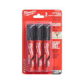  Маркер строительный Milwaukee Inkzall L (4932471554) 3шт черный 