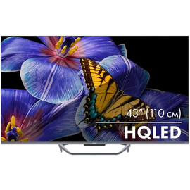  43" Телевизор Haier Smart TV S4 черный QLED 3840x2160, 4K Ultra HD, 60 Гц, Wi-Fi, Smart TV, Android TV 