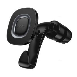  Автодержатель HOCO H99 Crown magnetic car holder headrest Black/metal gray 