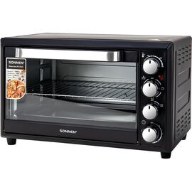  Мини-печь SONNEN EO-HL33 (458305) 1800Вт, 33л, 3 режима нагрева, таймер, механическое управление, черная 