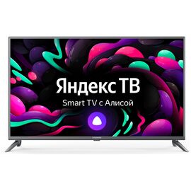  43" Телевизор Starwind SW-LED43UG400 стальной 3840x2160, 4K Ultra HD, 60 Гц, Wi-Fi, Smart TV, Яндекс ТВ 