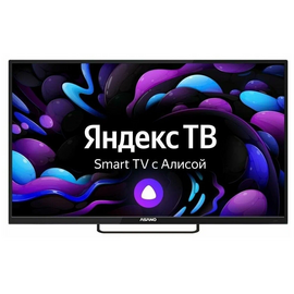  43" Телевизор ASANO 43LU8120T черный 3840x2160, 4K Ultra HD, 60 Гц, Wi-Fi, Smart TV, Яндекс ТВ 