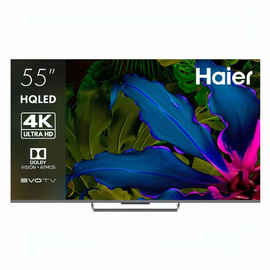  55" Телевизор Haier 55 Smart TV S6 серый 3840x2160, 4K Ultra HD, 120 Гц, Wi-Fi, Smart TV, Android TV 