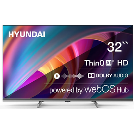  32" Телевизор Hyundai H-LED32BS5100 черный 1366x768, HD, 60 Гц, Wi-Fi, Smart TV, WebOS 