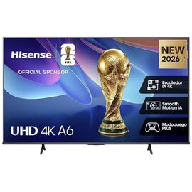  50" Телевизор Hisense 50A6S черный 3840x2160, 4K Ultra HD, 60 Гц, Wi-Fi, Smart TV, HomeOS 