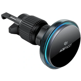  Автодержатель ACEFAST D61 Qi2 25W magnetic wireless charging car holder Metal gray 