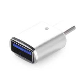  Переходник iNeez 916886 OTG Type-C to USB Silver 2in1 