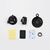  Автомобильный держатель HOCO CA28 Happy journey series suction cup magnetic  (чёрный) 