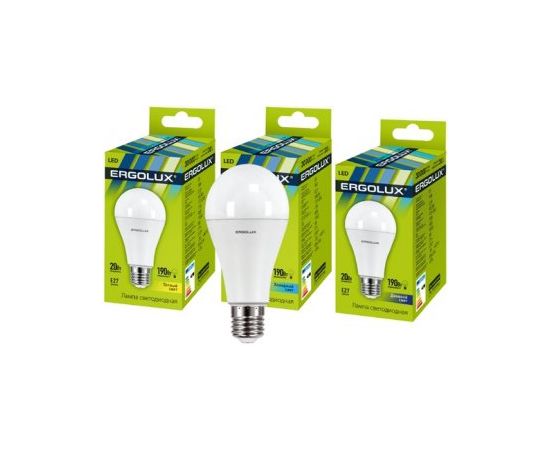  Лампочка Ergolux LED-A65-20W-E27-6K 