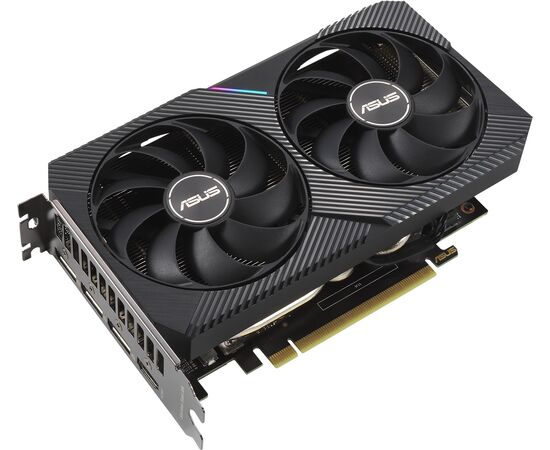  Видеокарта Asus GeForce RTX 3060 DUAL-RTX3060-O12G-V2 192 GDDR6 1837/15000/HDMIx1/DPx3/HDCP Ret 