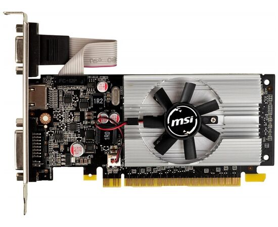  Видеокарта MSI GeForce 210 N210-1GD3/LP PCI-E 1024Mb 64 DDR3 460/800 DVIx1/CRTx1 Ret 
