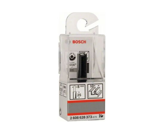  Фреза пазовая прямая BOSCH 2608628373 10/25,4/8мм 