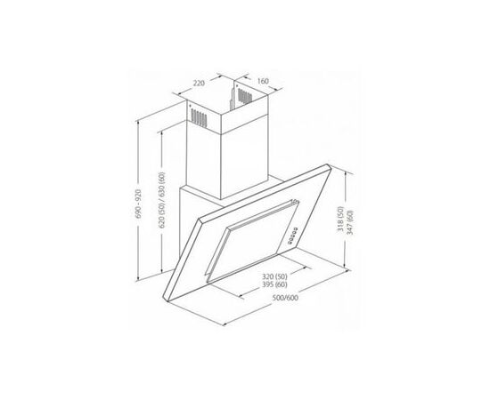  Вытяжка Akpo WK-4 Optima Eco черный 2209 