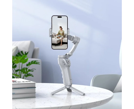  Монопод стабилизатор HOCO K24 Support 3-axis smart gimbal (серый) 