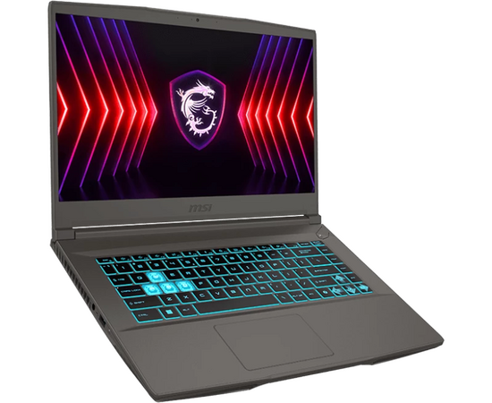  Ноутбук MSI Thin 15 B13VE-2650XRU 15.6" FHD IPS/Intel Core i5-13420H/16GB (8GBx2)/512GB/RTX4050-6GB/DOS/Gray 