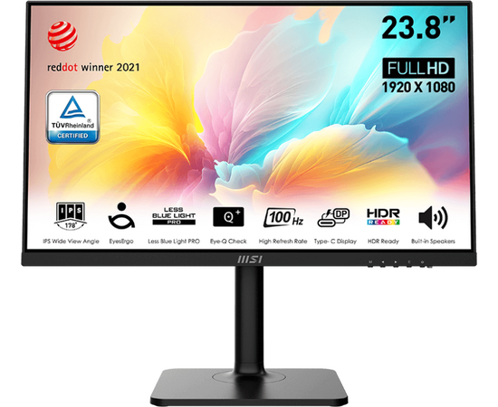  Монитор MSI Modern MD2412P (9S6-3PA59H-095) черный 